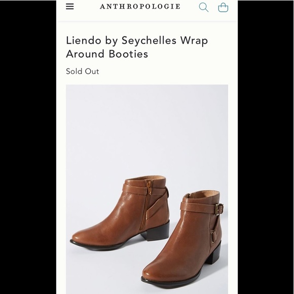 New Anthropologie Liendo wrap around booties 8.5 - Picture 2 of 8